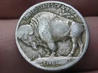 1913 P Buffalo Nickel- Variety Type 1, Mound/Raised, VG Reverse Details