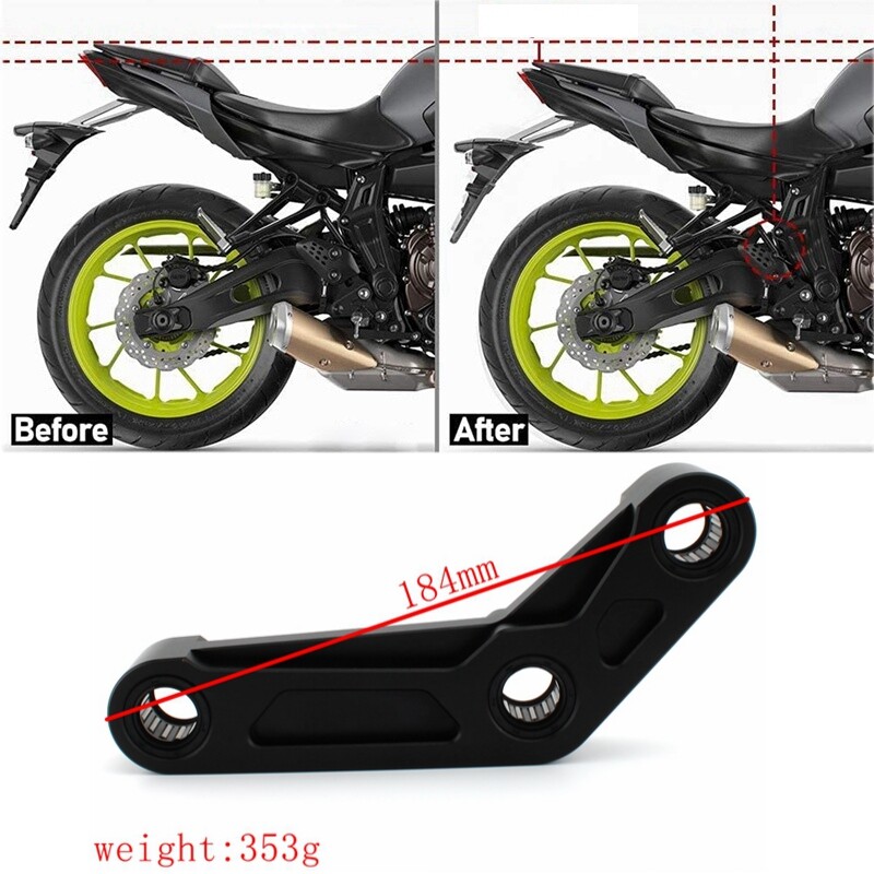 Aluminum Adjustable Lowering Link Kit For Yamaha MT07 XSR700 YZFR7