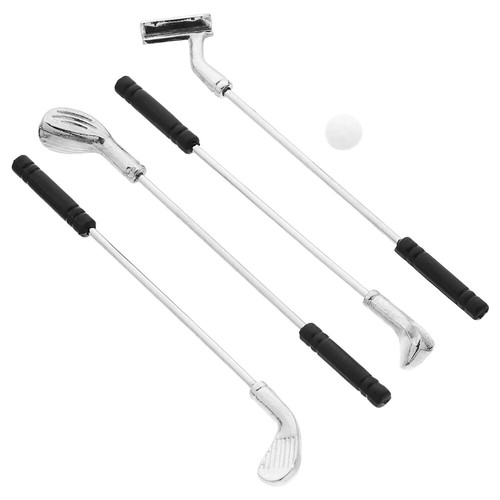 Doll Room Furniture Setting Miniature Golfing Set Miniature Toys Miniature Clubs