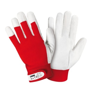 12 PAAR ARBEITSHANDSCHUHE LEDER BLUME STRETCH GOLF MIT VERSCHLUSS VON 7 BIS 11