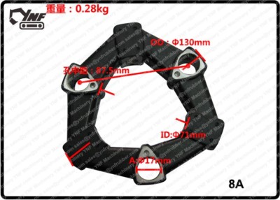 8A Coupling Replacement for Centaflex CF-A-08 Series 2019608 3633643 778322
