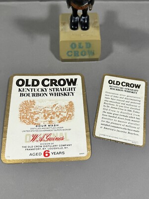 超美品 OLD CROW オールドデック 1個 Vintage 9” Rocking OLD CROW BOURBON WHISKEY FIGURINE STATUE