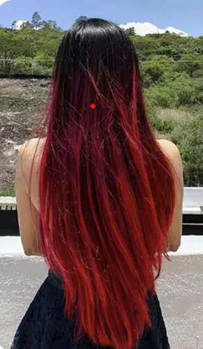 6 extensiones de cabello rizado con clip largas rizadas onduladas reflejos rayas de cabello - Imagen 71 de 81