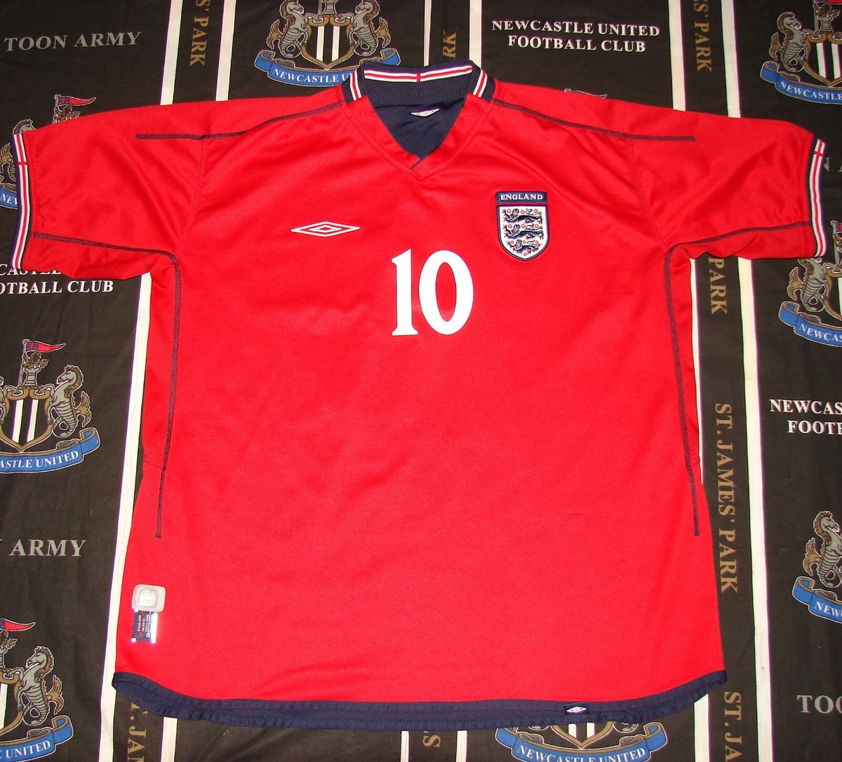 ウェア 00s UMBRO england soccer MICHAEL OWEN 2000 Michael Owen England National Team Match Worn #10