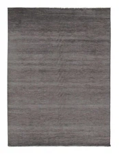 Gray Savannah Grass wool & silk 9' x 12'