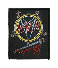 Slayer Haunting The Chapel Metal Battle Woven Sew On Patch 19-11