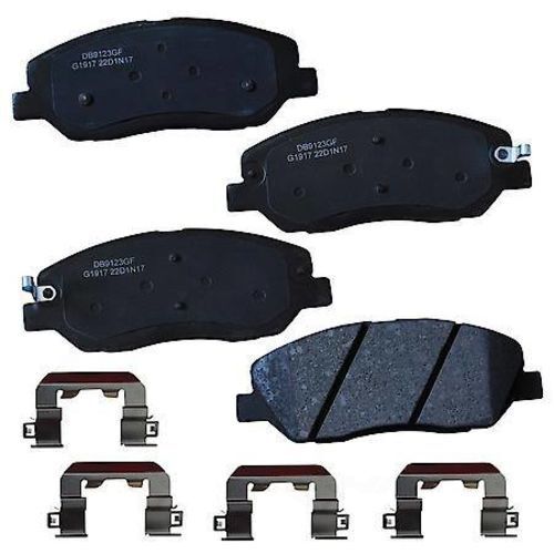 Disc Brake Pad SetPremium Gold Ceramic Front Brake Pads CARQUEST