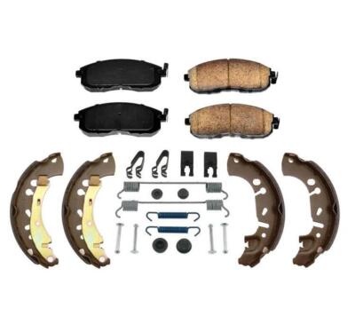 Brake Shoes Brake Pads Springs Kit for 13-19 Nissan Sentra w/ Rear ...
