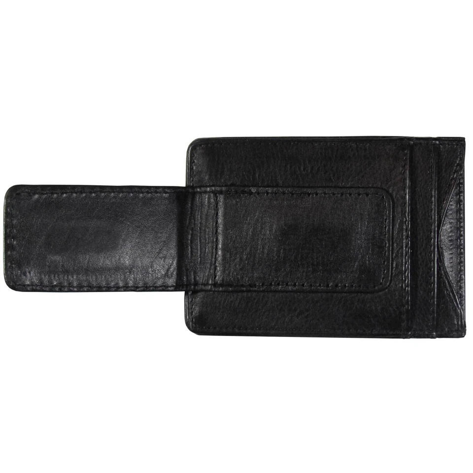 MLB Baseball Team Leather Card Holder Money Clip Wallet  * Pick Your Team * - Image 2 of 2