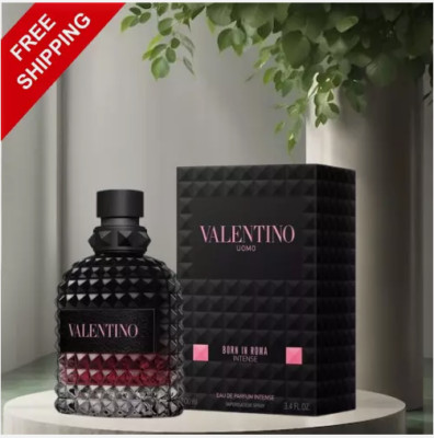 VALENTINO UOMO BORN IN ROMA INTENSE EAU DE PARFUM SPRAY FOR MEN 3.4 Oz / 100 ml