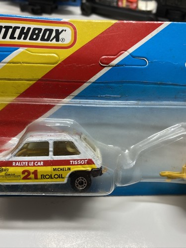 Matchbox Hitch 'N Haul (Ultra Rare ) Renault And Motorcycle Trailer - Picture 3 of 6