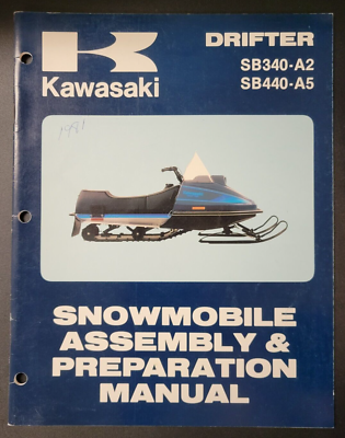 Kawasaki Drifter SB340-A2 SB440-A5 Assembly & Preparation Manual
