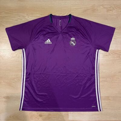 REAL MADRID ADIDAS 2016/2017 FOOTBALL TRAINING JERSEY SIZE “XXL