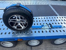 Recovery Ratchet Alloy Wheel Straps Trailer BLUE x 4