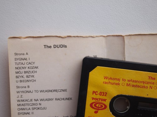THE DUDIs (POLTON PC032) 1987 POLAND CASSETTE TAPE POLISH ROCK BLUES VG - Picture 4 of 5