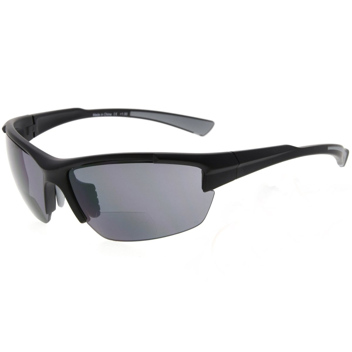 Half Rim Rectangle Bifocal Reading Sunglasses TR90 - image 9