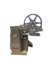 HOLIDAY 8MM PROJECTOR VINTAGE MANSFIELD INDUSTRIES WITH BELL HOWELL PROJECTOR