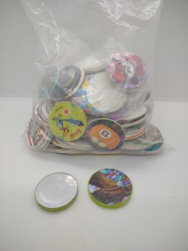 Lot of Vintage 90s Milk Caps Pogs Slammers Almost A Pound!  - Picture 1 of 2