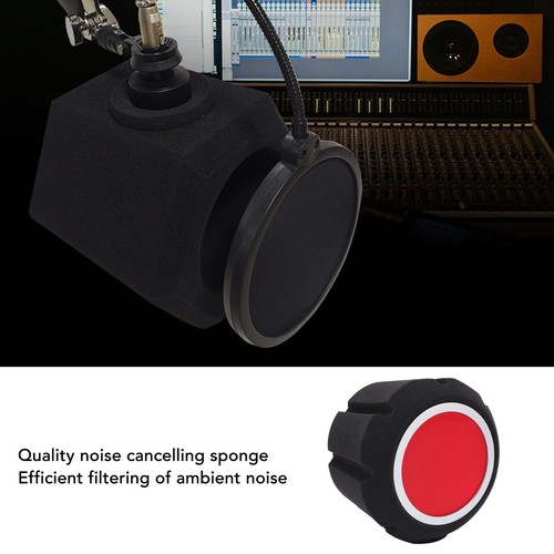 New Mic Isolation Ball Wind Pop Filter Sound Absorbing Foam Cover Noise - Picture 9 of 24