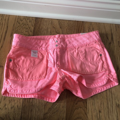 Junior Womens SO Shorts Pink Size 3 NWT Low Rise - Picture 12 of 13