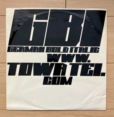 Towa Tei / GBI German Bold Italic 12