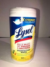 Lysol Wipes 1ea 80ct-Kills 99.9 Of Viruses  Bacteria-Brand New SHIPS N 24 HRS