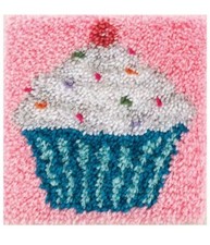 WonderArt  Cupcake Latch Hook Kit