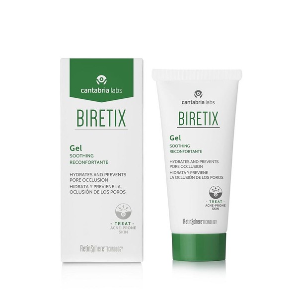 Cantabria Labs Biretix - Gel Lenitivo Idratante Pelle Tendenza Acneica, 50Ml-image