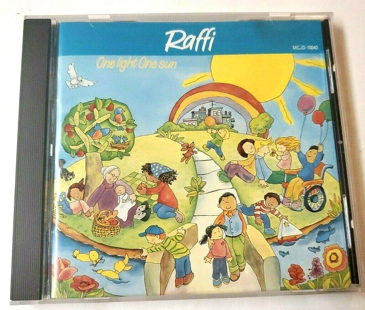 RAFFI One Light One Sun 1985 CD Childers Sing a Long Nursery Rhymes ...