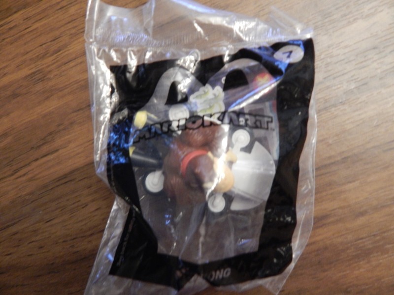 New McDonald's Mario Kart Happy Meal Toy, Donkey King 2022