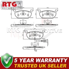 Front Brake Pads Set Fits VW Golf Audi A3 Seat Leon Skoda Octavia 5Q0698151C