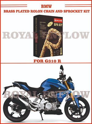 BMW Brass Plated Rolon Chain And Sprocket Kit for G310 R - | eBay