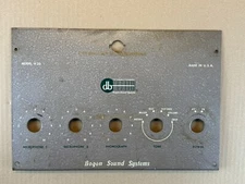 Vintage Bogen H30 FACEPLATE for 1950 Tube Amplifier