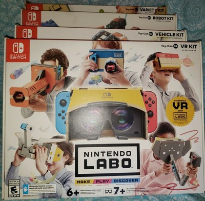 New Nintendo Labo Toy-Con 01 02 03 04 Cardboard choose parts pick Kits Switch