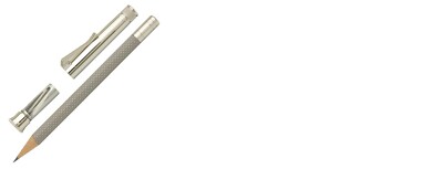 Graf Von Faber Castell Perfect Pencil Platinum Plated Guilloche Grey