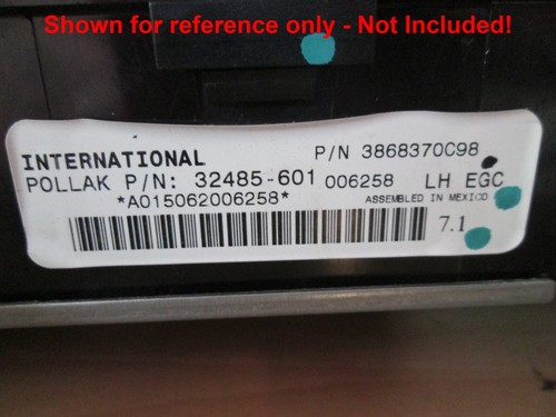2016 International 4300 25-273777-D 066B274127301 Brake Air 1 Gauge #M149YH - Bild 10 von 10