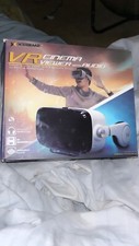 VR Cinema Viewer With Audio. Virtual Reality Headset.