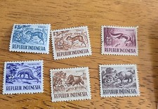REPUBLIK INDONESIA 5 10 25 35 50 75 SEN NEVER Hinged New Stamps