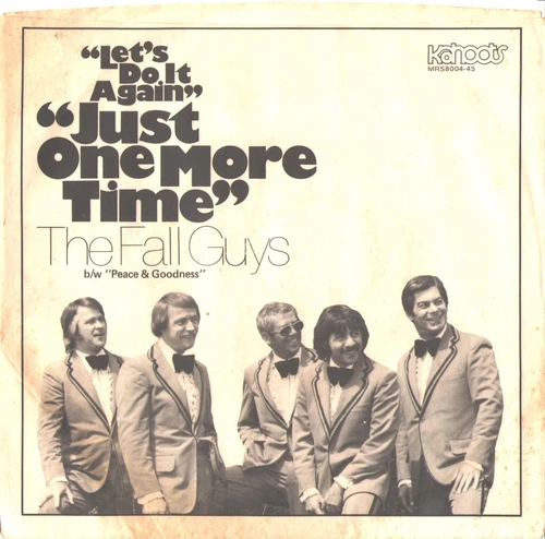 FALL GUYS--PICTURE SLEEVE ONLY--(JUST ONE MORE TIME)--PS--PIC--SLV