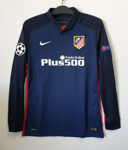 Petulance Wasserette vooroordeel 2015-16 Atletico MADRID Away L/S No.9 TORRES Player Issue ATM Uefa CL jersey  | eBay