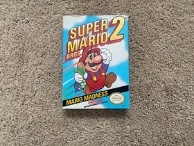 Super Mario Bros. 2 (Nintendo NES, 1988) COMPLETE CIB, TESTED, Free Shipping