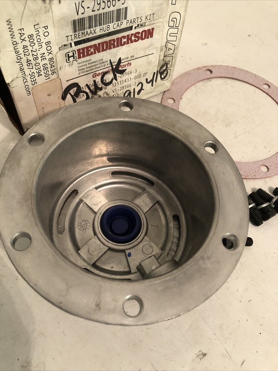 GENUINE HENDRICKSON TIREMAAX VS-29566-3 HUB CAP GASKET AND BOLTS
