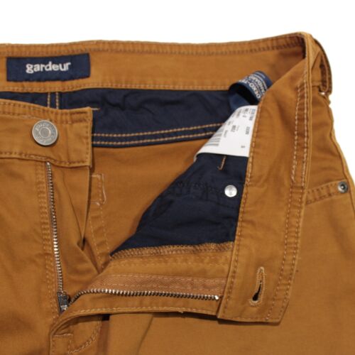 Gardeur NWT 5 Pocket Jean Cut Pants Size 32 US Bill-3 In Lt. Brown Cotton Blend - Picture 4 of 15