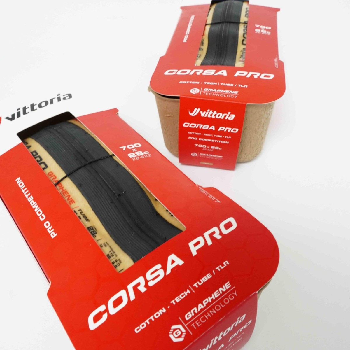 1 or 2 VITTORIA Corsa Pro 700 x 26C/28C G2.0 TLR Road Tire