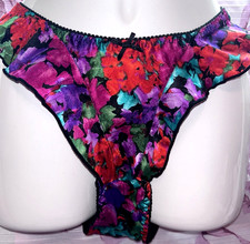 VTG Second Skin Sz M Victoria s Secret Pantie Bikini Wet