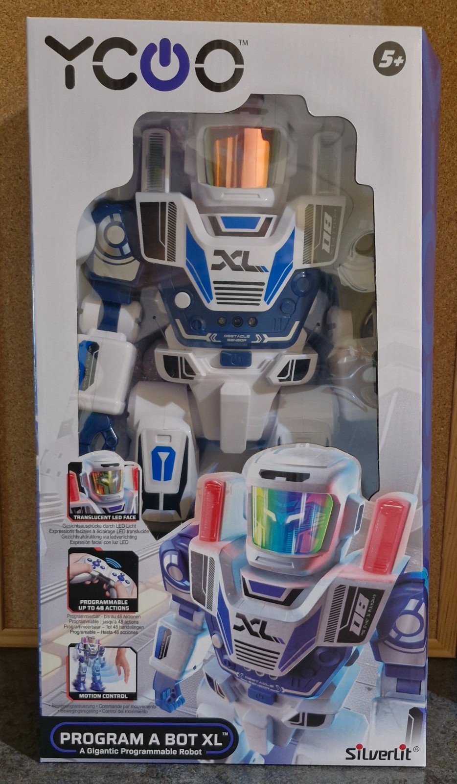 Silverlit Program A Bot XL 40cm Programmable Robot with Remote - New - Free Post