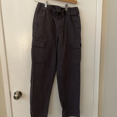 Girls Kids XL Vans Grey Relaxed Fit Cargo Pants