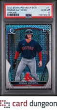 Roman Anthony 2023 Bowman Mega Box Chrome #71 Chrome - 134730274 PSA 10