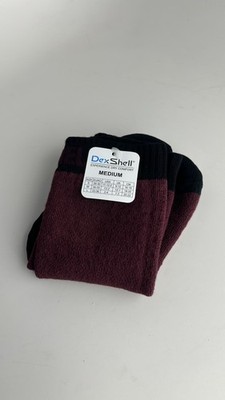DexShell Kid's Ultra Thin Socks - Burgundy/Black - Medium