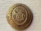 CIVIL WAR DUG  2 PIECE STATE OF CONNECTICUT MILITIA BUTTON ALBERTS# CT-13-A